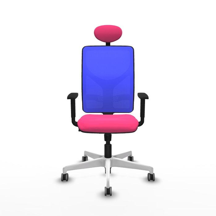 PIQUERAS Y CRESPO Silla de oficina Motilla Rosa y Azul PIQUERAS Y CRESPO Silla de oficina Motilla Rosa y Azul
