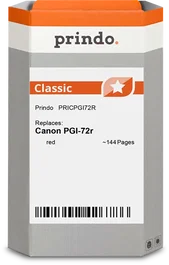 Prindo Cartucho de tinta Rojo PRICPGI72R Classic