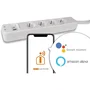 Scs Sentinel Regleta conectada SmartPlug Strip con control por smartphone y compatible con Google Assistant y Amazon Alexa