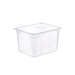 ARAVEN Cubeta transparente GN 1/2 de 11,8 L