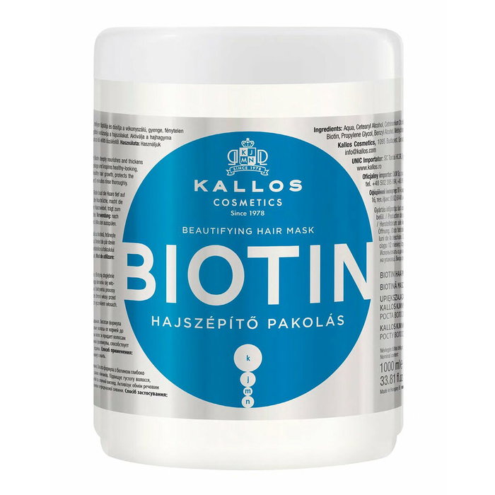 KALLOS COSMETICS Mascarilla Capilar Biotín 1000 ml