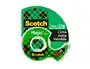 Scotch Cinta adhesiva Magic invisible, 19 mm x 7,5 m, portarrollos