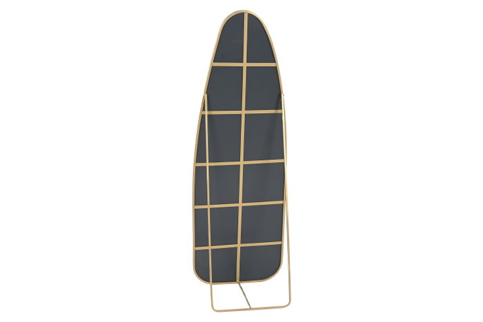 DKD Home Decor Espejo de Vestidor Hierro y Cristal Dorado 55x47,5x165 cm
