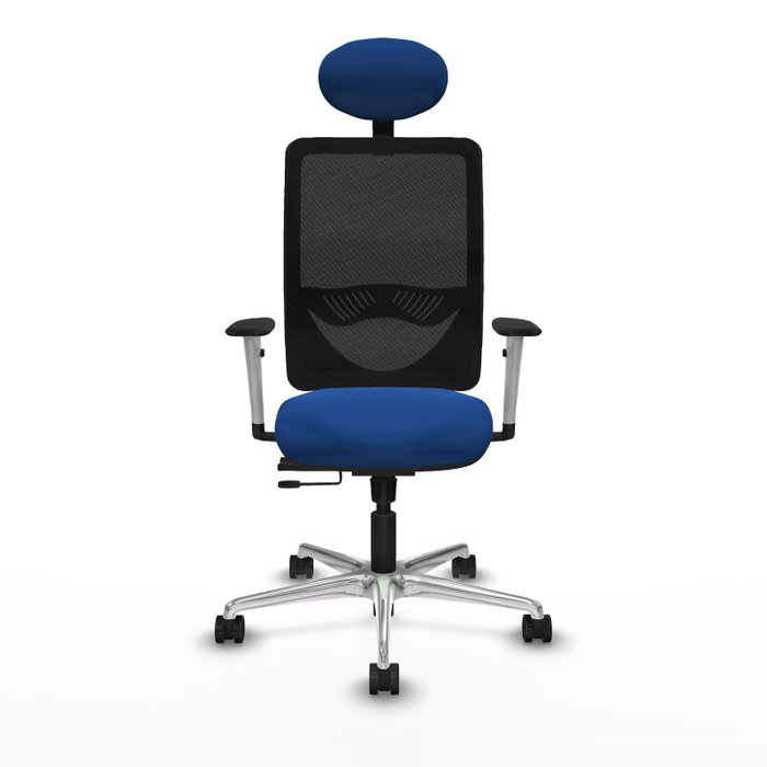 PIQUERAS Y CRESPO Silla de oficina Zulema Azul con mecanismo Sincro/Traslack PIQUERAS Y CRESPO Silla de oficina Zulema Azul con mecanismo Sincro/Traslack