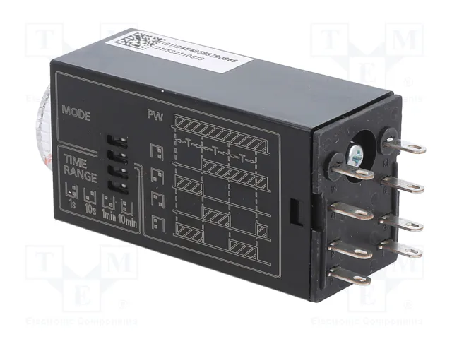 OMRON H3YN-B Relé de tiempo 24VAC DPDT 0,1s÷10min