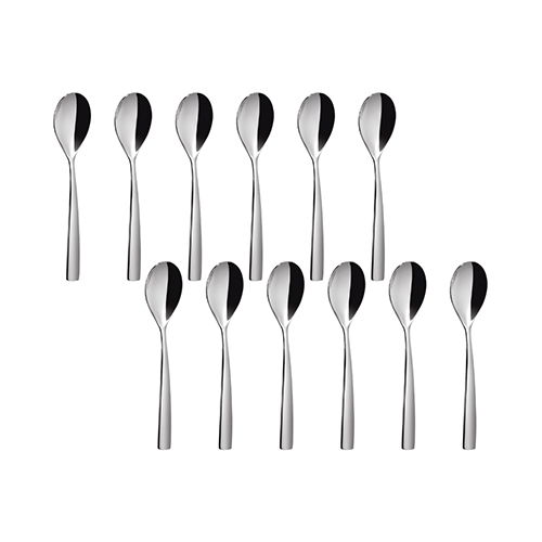 SUMMA Cuchara SINXELO Satin Moca 110 mm, Acero Inoxidable 18/10, Acabado PVD, Cubiertos (Set de 12)