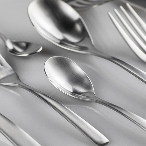 SUMMA Cuchara Moca Sinxelo Satin - Acero Inoxidable 18/10, 110 mm, Color Plata, Acabado Satinado (Set de 12) SUMMA Cuchara Moca Sinxelo Satin - Acero Inoxidable 18/10, 110 mm, Color Plata, Acabado Satinado (Set de 12)