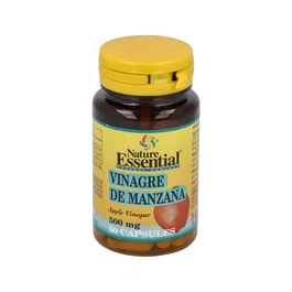 NATURE ESSENTIAL Vinagre de Manzana 500 mg, 50 cápsulas
