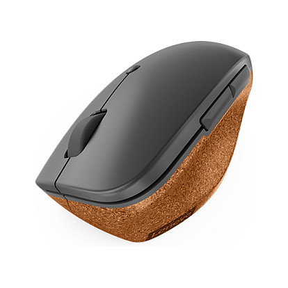 Lenovo Go Wireless Vertical Mouse Gris/Madera