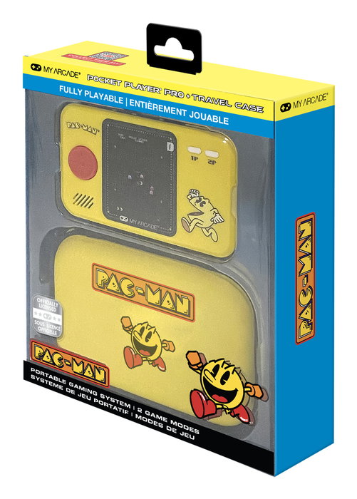 MY-MY ARCADE GAMING MY ARCADE POCKET PLAYER PRO con Pac-Man y estuche de viaje