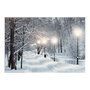 Lumineo Cuadro LED Paisajes Nevados 58x38x1.5cm 6 LEDs 2 Modelos Surtidos