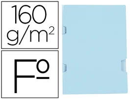 Liderpapel Subcarpeta Folio Azul con Tres Uñeros