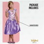 Disney Disfraz Infantil Princesa Rapunzel Classic Talla 5-6 Años Morado