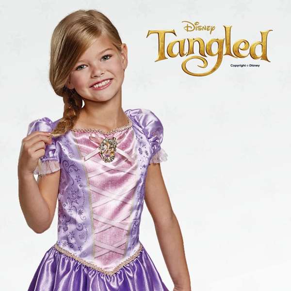 Disney Disfraz Infantil Princesa Rapunzel Classic Talla 5-6 Años Morado Disney Disfraz Infantil Princesa Rapunzel Classic Talla 5-6 Años Morado