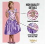 Disney Disfraz Infantil Princesa Rapunzel Classic Talla 5-6 Años Morado