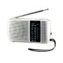 SAMI Radio portátil horizontal de 2 bandas (AM/FM) con auriculares incluidos para escucha personal