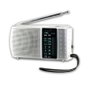 SAMI Radio portátil horizontal de 2 bandas (AM/FM) con auriculares incluidos para escucha personal