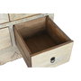 DKD Home Decor Armario de Abeto y Metal Tallado Natural Antik China