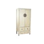 DKD Home Decor Armario de Abeto y Metal Tallado Natural Antik China