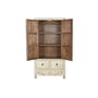 DKD Home Decor Armario de Abeto y Metal Tallado Natural Antik China