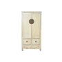 DKD Home Decor Armario de Abeto y Metal Tallado Natural Antik China