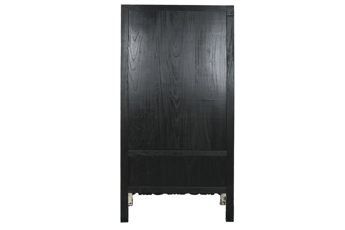 DKD Home Decor Armario Antik china Oriental Bicolor Lacado Abeto Metal Contrachapado 52 x 180 x 88 cm