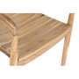 DKD Home Decor Silla de Teca Marrón Claro