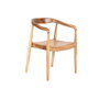 DKD Home Decor Silla de Teca Marrón Claro
