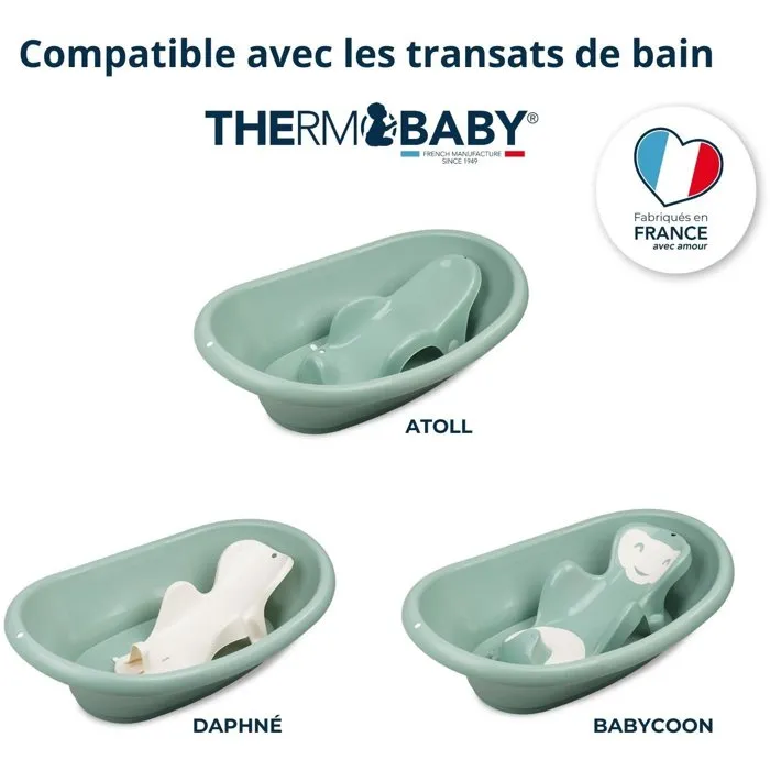Thermobaby Kit para Bañera THERMOBABY - Vasco, Verde Salvia THE3023190053240