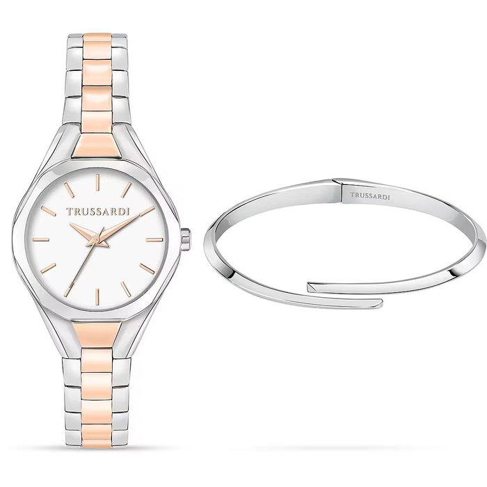 Trussardi R2453159503 Reloj de Cuarzo para Mujer con Correa Rosa Trussardi R2453159503 Reloj de Cuarzo para Mujer con Correa Rosa