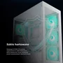 Rampage Hydra V2 Obudowa PC Acuario 4x Ventilador ARGB Blanco