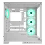 Rampage Hydra V2 Obudowa PC Acuario 4x Ventilador ARGB Blanco