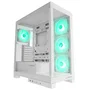 Rampage Hydra V2 Obudowa PC Acuario 4x Ventilador ARGB Blanco