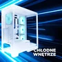 Rampage Hydra V2 Obudowa PC Acuario 4x Ventilador ARGB Blanco