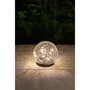 Galix Esfera solar Efecto cristal roto Ø 10 cm 15 LED blancos 0.10W 10 Lúmenes Duración 8 horas