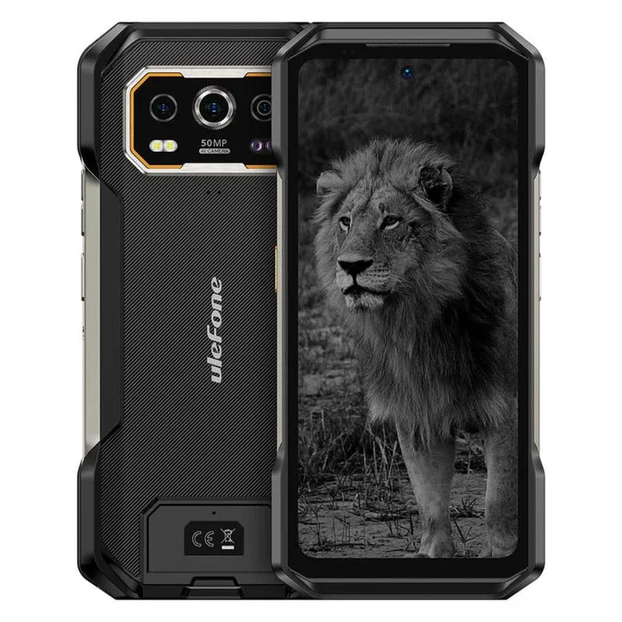 Ulefone Armor 27 Pro - Smartphone Rugerizado 5G 6.78" FHD+ 120Hz 12GB RAM 256GB Triple Cámara 164MP Batería 10600mAh Android 14 NFC IP68 Dual SIM Negro