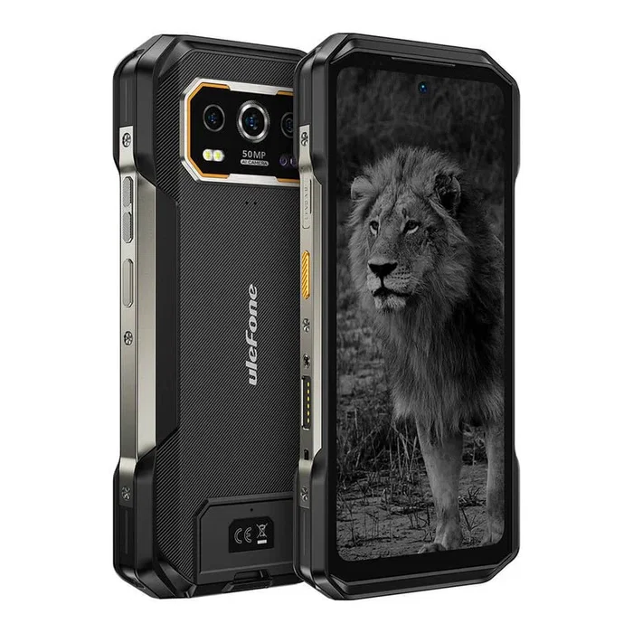 Ulefone Armor 27 Pro - Smartphone Rugerizado 5G 6.78" FHD+ 120Hz 12GB RAM 256GB Triple Cámara 164MP Batería 10600mAh Android 14 NFC IP68 Dual SIM Negro