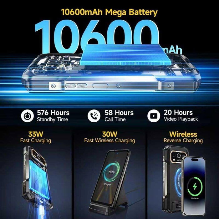 Ulefone Armor 27 Pro 12GB 256GB 6.78 5G Negro Ulefone Armor 27 Pro 12GB 256GB 6.78 5G Negro