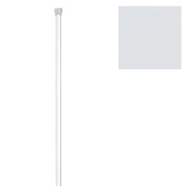 RIEL CHYC Barra de Baño Recta Extensible Blanco (0,74-1,26 m)