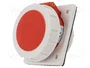PAWBOL Conector de alimentación AC trifásicos 16A 400V 5 Pines Hembra IP67