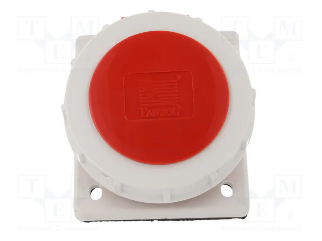 PAWBOL Conector de alimentación AC trifásicos 16A 400V 5 Pines Hembra IP67