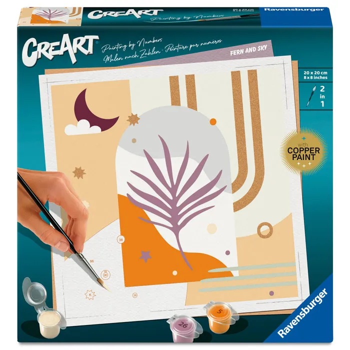 Ravensburger Puzzle CreArt Pintar por Numeros, 20x20 cm, Cielo, 12023145, Kit Pasatiempo Creativo para Adultos Ravensburger Puzzle CreArt Pintar por Numeros, 20x20 cm, Cielo, 12023145, Kit Pasatiempo Creativo para Adultos