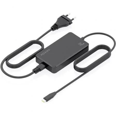 Aisens ASCH-1PD45D067-BK Cargador Sobremesa GaN USB-C 45W PD3.0 1xPuerto Tipo-C Negro