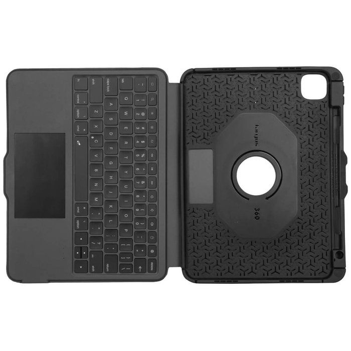 Targus VersaVu Bluetooth Keyboard Case para iPad Pro 11-inch (M4) con Trackpad, Negro
