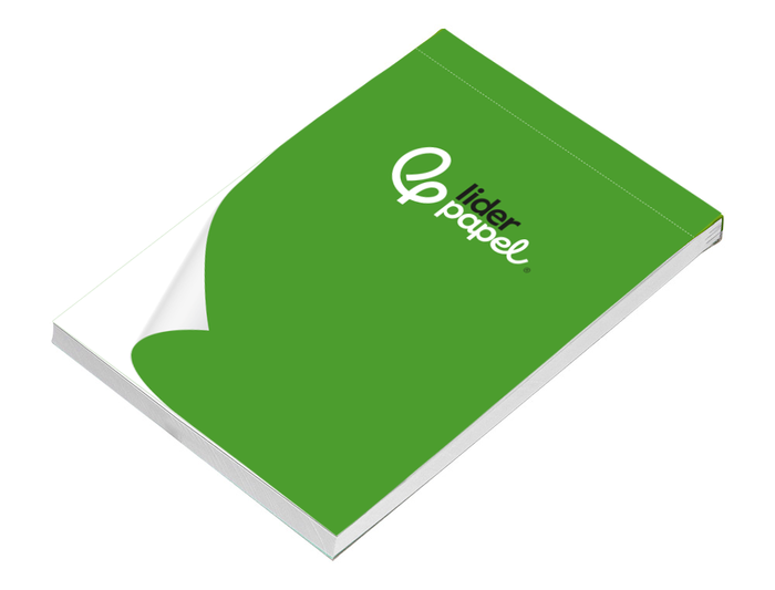 Liderpapel Bloc de notas Din a5 liso 80 hojas 60g/m2 perforado