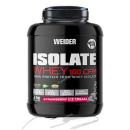 WEIDER Isolate Whey 100 CFM Fresa 2kg Proteína Aislada de Suero de Leche