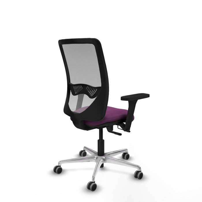 PIQUERAS Y CRESPO Silla de oficina Zulema con mecanismo Sincro/Traslack, Morado y Gris PIQUERAS Y CRESPO Silla de oficina Zulema con mecanismo Sincro/Traslack, Morado y Gris
