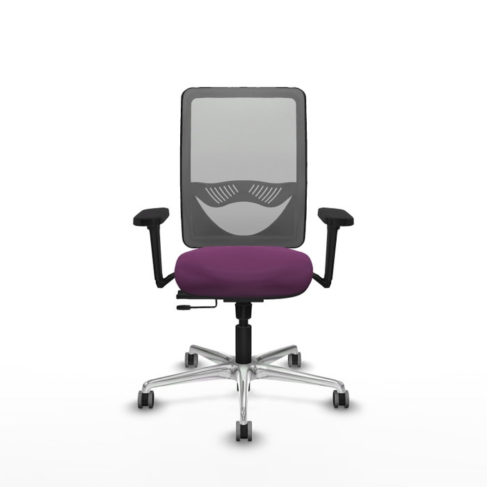 PIQUERAS Y CRESPO Silla de oficina Zulema con mecanismo Sincro/Traslack, Morado y Gris PIQUERAS Y CRESPO Silla de oficina Zulema con mecanismo Sincro/Traslack, Morado y Gris
