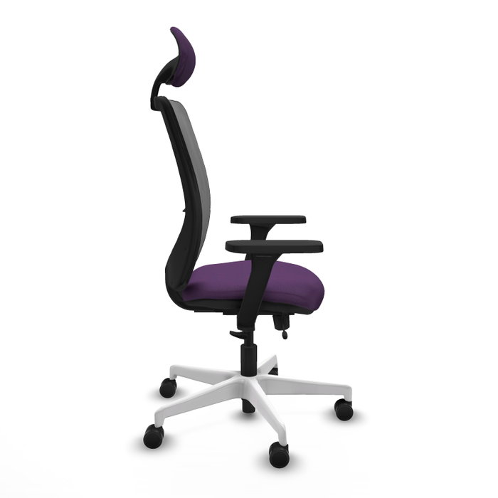PIQUERAS Y CRESPO Silla de oficina Zulema con mecanismo Sincro/Traslack, Morado y Gris PIQUERAS Y CRESPO Silla de oficina Zulema con mecanismo Sincro/Traslack, Morado y Gris