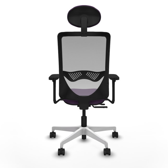 PIQUERAS Y CRESPO Silla de oficina Zulema con mecanismo Sincro/Traslack, Morado y Gris PIQUERAS Y CRESPO Silla de oficina Zulema con mecanismo Sincro/Traslack, Morado y Gris